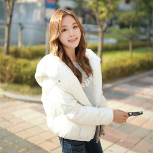 韩国2016冬季人气修身显瘦面包服连帽棉衣女短款学生加厚外套潮