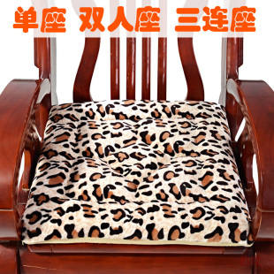 包邮 特价冬季加厚毛绒坐垫 椅垫 方垫 实木沙发坐垫子 单个 三联