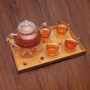 耐热玻璃茶壶套装 茶具整套 花茶壶过滤茶壶 红茶壶功夫茶 包邮