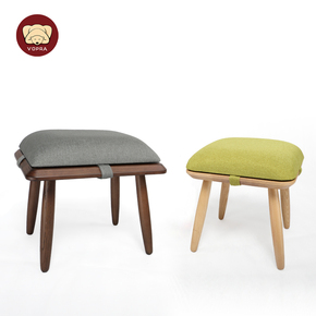 vopra 实木小凳子时尚小板凳儿童木板凳创意矮凳换鞋凳沙发小方凳