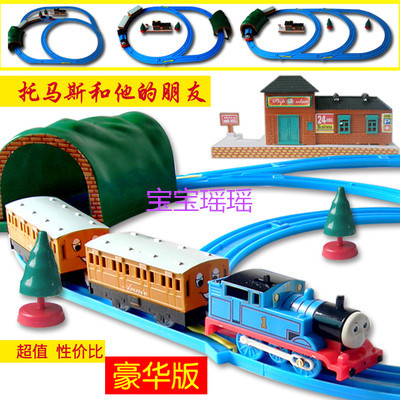 托马斯轨道电动小火车宝宝4儿童男孩子益智玩具1-2-3-6-8-5-7周岁