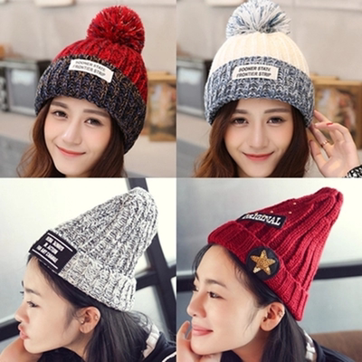 2015冬季新款男女士帽子冬韩国加绒加厚保暖口罩毛线帽尖头针织帽