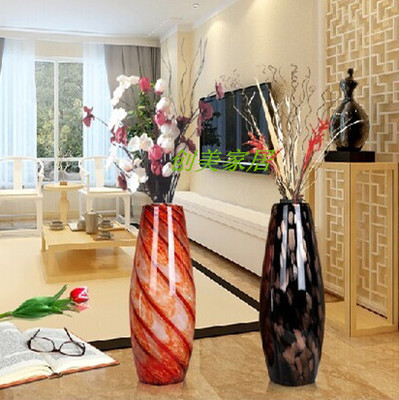 大号水晶花瓶 特大玻璃透明富贵竹花器 陶瓷水培创意客厅欧式装饰