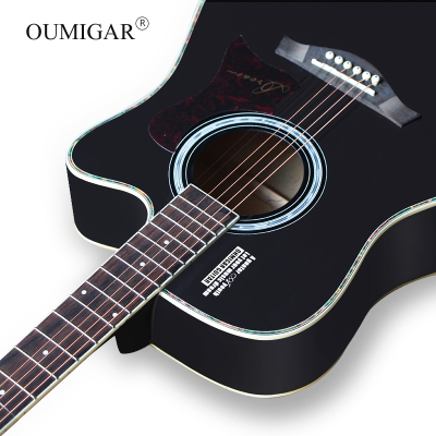 正品欧米伽吉他40/41寸 学生新手初学者民谣木吉他 入门指弹吉他