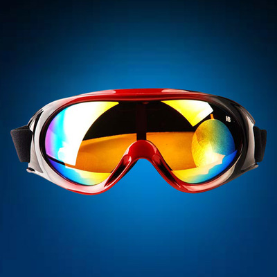 豪邦户外眼镜PC单层滑雪镜防风防尘骑行登山沙漠防护镜1010