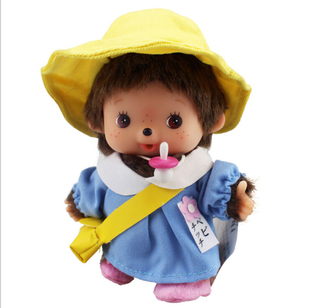 蒙奇奇公仔毛绒玩偶玩具送女生礼物15厘米幼稚园宝宝蒙奇奇