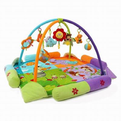 超大超柔布安全音乐游戏垫游戏毯婴儿爬行垫健身架益智玩具0-3岁
