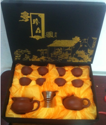春节送礼特产茶具套装特价包邮 紫砂茶具 陶瓷 功夫茶具整套