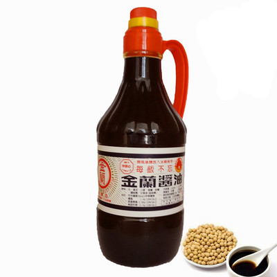 白菜价特惠台湾金兰酱油1500ml生抽纯酿造酱油原装进口不加防腐剂