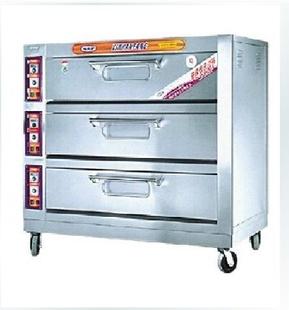 新南方三层九盘燃气食品烘炉 YXY-90A燃气烤炉 大型商用多用烤箱
