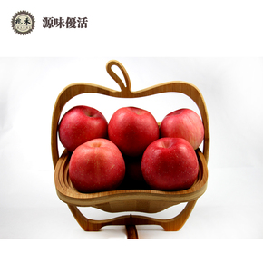 烟台栖霞苹果 新鲜水果 山东红富士  礼盒装10斤包邮