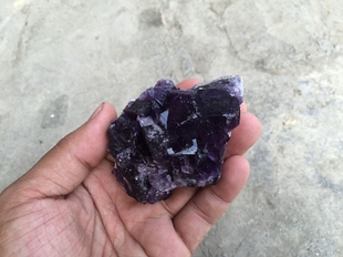 [矿石之城]紫色萤石-矿物晶体矿石标本天然奇石