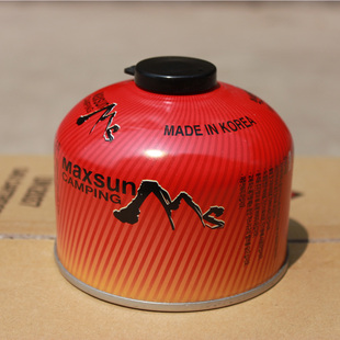 正品韩国原装进口 燃料气罐 扁气罐　红罐高山气海拔环境高山气罐