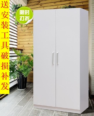 特价包邮宜家组装木质衣柜衣橱阳台储物柜现代家居1是2门徐州市