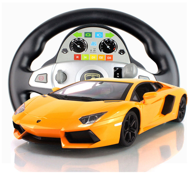 兰博基尼方向盘重力感应促销升级高速跑车充电遥控赛车儿童大玩具