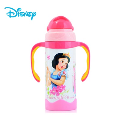 迪士尼儿童保温杯 米奇妮不锈钢带吸管水杯子 学生保温瓶 GX-5646