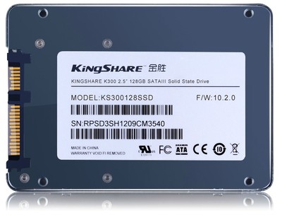 KiNgSHARE/金胜 KS300128SSD 128G 2.5寸 SATA3 固态硬盘 SSD