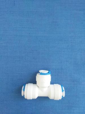 K702 净水器配件 纯水机接头 二分快接三通 2分三通 纯水机接头