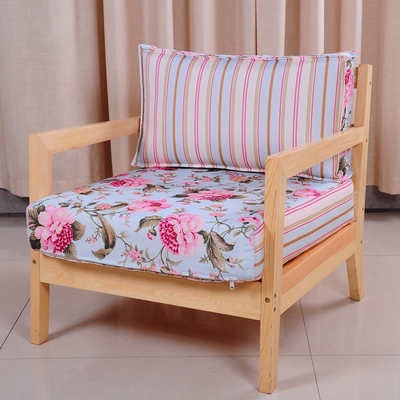 韩式双面木沙发垫定做海绵坐垫布艺高档时尚冬全棉麻沙发套田园