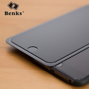 Benks/邦克仕 iPhone6S全屏磨砂防指纹钢化膜苹果6S Plus手机贴膜