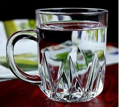 玻璃啤酒杯 钻石水杯 早餐杯 果汁杯 柠檬茶杯 牛奶杯 把子杯