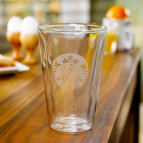 Starbucks星巴克耐热玻璃杯美人鱼版星巴克大马克杯玻璃杯包邮