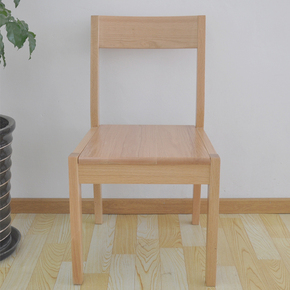 茗木 实木椅子 橡木 餐椅 餐桌椅 日式 宜家 北欧 休闲 现代 简约