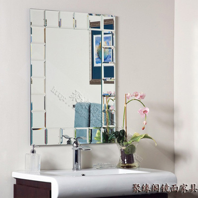 工厂直销 特价 现代 浴室 化妆镜 背景墙装饰镜 威尼斯挂镜卫生间