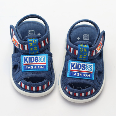宝宝鞋子0-1-2岁学步鞋婴儿鞋防滑软底儿童布凉鞋春夏男童女童鞋