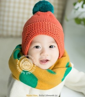 韩国进口代购新款圆点宝宝围脖儿童秋冬款儿童围巾脖套脖暖亲子款