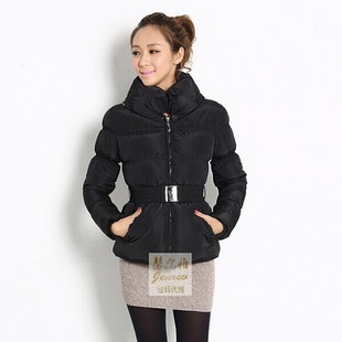 2014新款冬季棉袄韩版女装大翻领加厚棉衣外套修身羽绒棉棉服女