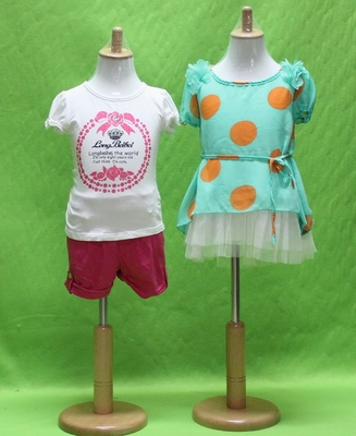 服装模特道具 小孩童装店展示模特架 半身儿童模特 半身包布模特