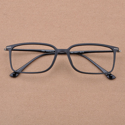 韩国钨钛超轻眼镜框 超细窄边框防过敏眼镜架 磨砂复古TR90男女款