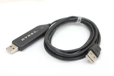 美国Dynex USB2.0 PC/MAC高速文件对拷线 资料传输线免驱动