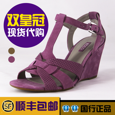 【双冠代购】ECCO/爱步 女式凉鞋 坡跟凉鞋 里娃75系列 354923