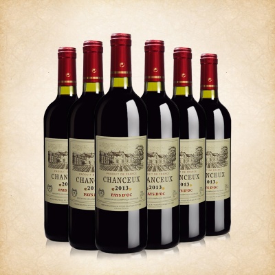 法国红酒波尔多原瓶进口香榭尔法国干红葡萄酒梅林魔法师整箱包邮