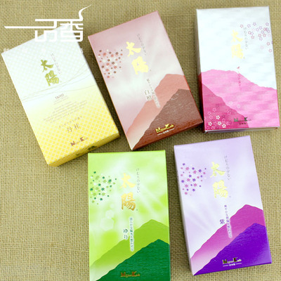 日本香堂 Nippon Kodo 传统太阳系列-白檀丹桂等5味 赏味线香熏香