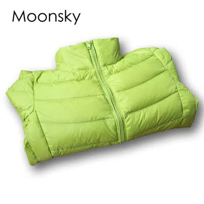 moonsky2016yrf轻薄羽绒服女短款韩版修身显瘦反季清仓特价潮