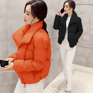 2015冬季新款棉袄韩版外套少女冬装面包服女棉服韩国学生短款棉衣