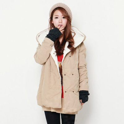 2015冬季新款女装棉服加绒加厚棉袄韩版修身短款棉衣女学生外套潮