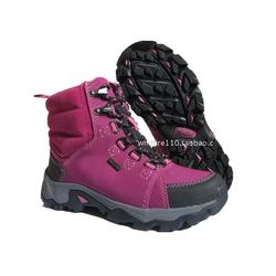 美国HiWalk户外专业防水保暖防滑女登山鞋 新款5折玫红色徒步鞋