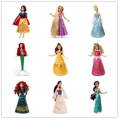 现货美国Disney迪士尼代购 芭比娃娃 玩具长发 白雪公主 女友礼物