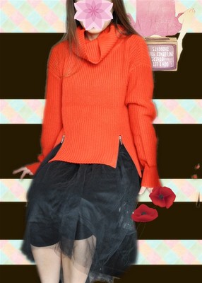 韩版冬季加厚保暖 纯色红色 短款宽松套头羊毛毛线针织毛衣 女