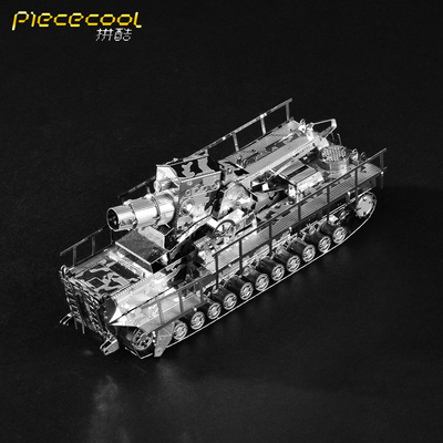 拼酷二战军事模型德国卡尔列车炮创意简约金属手工坦克拼装模型