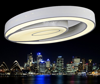 创意LED吸顶灯欧式吊灯椭圆形客厅灯具大气卧室灯餐厅灯阳台灯饰