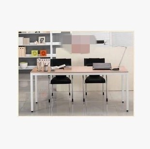 包邮宜家简易桌钢木桌子 台式电脑桌 家用办公桌 宜家餐桌可定制