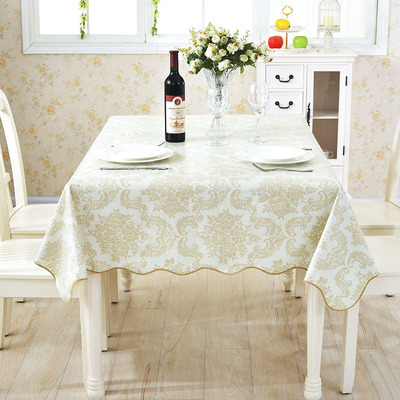桌布PVC防水防油田园免洗餐桌布塑料欧式布艺茶几垫台布餐桌垫