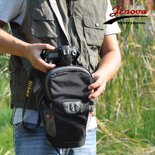 2014新款吉尼佛单肩摄影包 专业单反数码相机包 三角包枪包31107