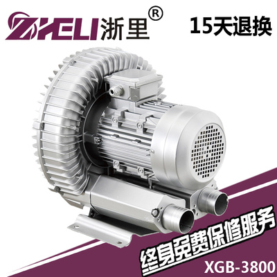 浙里厂家直销 3800瓦高压风机旋涡气泵高压鼓风机增氧机漩涡气泵