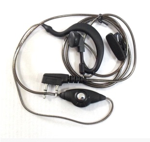 对讲机耳机 耳麦铝箔高档耐拉型 K头通用军工品质